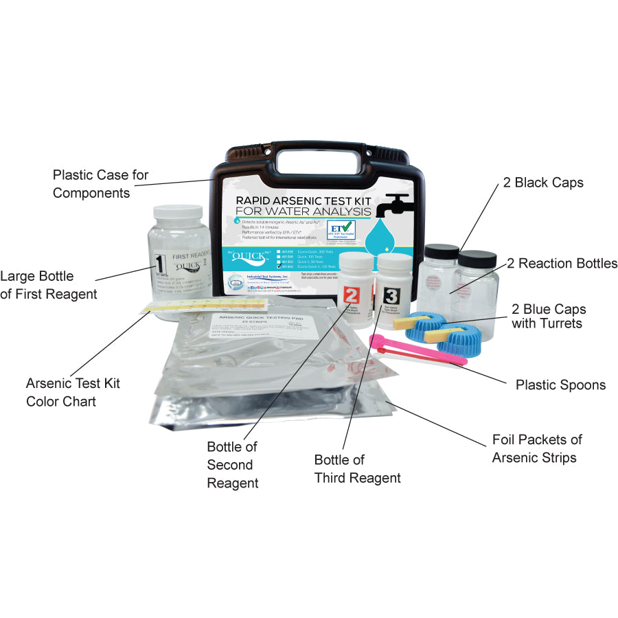 Quick™ Arsenic Econo II Test Kit-100 Tests