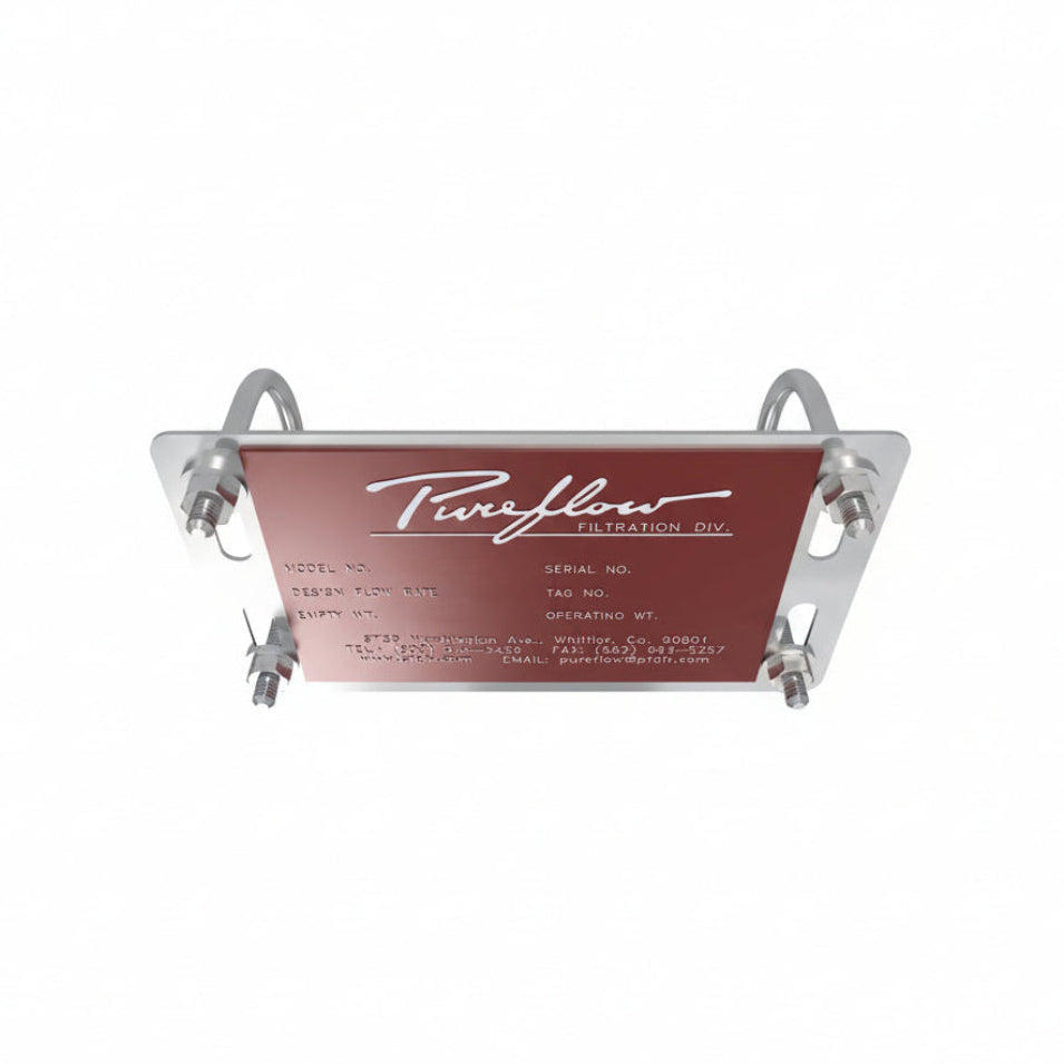 Pipe Nameplate Brackets