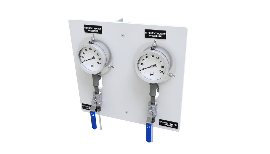 Pressure Gauge & Sample Panel
