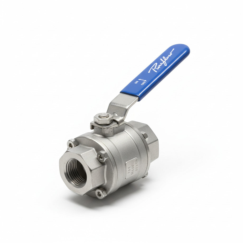 316 SS Ball Valve With Locking Handle