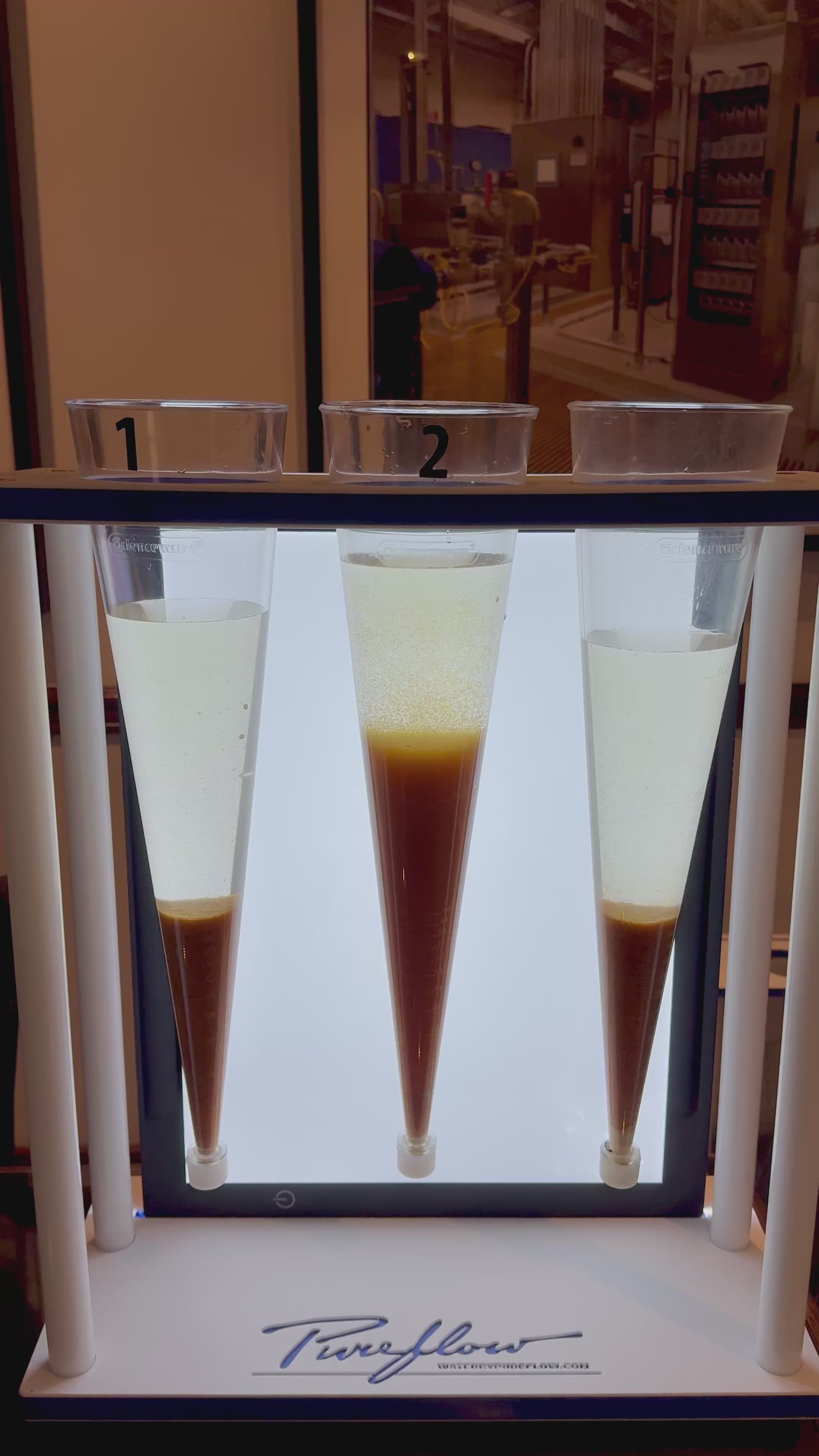 Backlit Imhoff Cone Stand